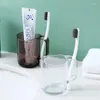 Tumblers Mouthwasher Cup Home Transparent Creative Lovers Brush Their Teeth Toilet Plastic Cups Cups.