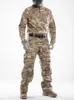 Survêtements pour hommes Ensembles de chasse Costume de camouflage russe Mens G3 G4 Frogman Combat Training Gen4 T-shirts tactiques Pantalons Uniforme militaire