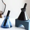 Многоцветный парфюмерный стеклянный флакон в скандинавском стиле с тростниковым диффузором для ароматерапии для комнаты, свежего воздуха, декоративных для дома