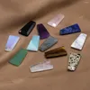 Pendant Necklaces Natural Stone Pendants Trapezoid Amethyst Labradorite For Fashion Jewelry Making Diy Necklace Earring Reiki Healing Gifts
