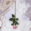 Simulation single lover rose single flower wedding holding decorative materials living room bedroom wedding foreign trade MWL