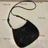 Mantiansing underarm 2023 Satin handväska täckt med glittrande importerade kristallmode kvinnors axel trendig crossbody väska