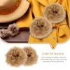 Knee Pads Cufflinks Fur Covers Women's Accessories For Fuzzy Wrist Winter Imitation Raccoon Wool And Cloth Warm Cuffs