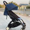Baby Stroller Accessories 175° 2PcsSet Hood Mattress For YOYO2 Sunshade Seat Cushion Yoyo YOYA 1 1Material Quality 240106