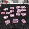 2023 DJMAX Rara principessa taglio pietra sciolta placcato rosa certificato forma multipla diamante ovale smeraldo 240106