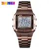 Skmei Montre 1381 Men Digital Digital Stail Steel Watch Watch Date Alarm Luminous Countdown 2023 Best Sport Watch for Men