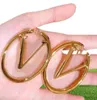 new Top Paris Jewelry Accessories Women Hoop Earrings Luxury 18K Gold Ear Studs Lady Nice Christmas gift43566447484702