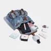 School Bags Women's Backpack American Retro Denim Bag High Quality Old Commuting 2024 College Style Versatile Small For Women