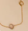 Ожерелья с тремя буквами F, 18-каратное золото, дизайн ожерелья-цепочки для женщин, женские свадебные украшения, цельный брендовый воротник6998104