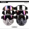 Mężczyźni Snowboard Snowmobile Goggles Maska Śnieg Zimowe okulary narciarskie Motocross Cylling Riding Odłączane okulary przeciwsłoneczne 240106