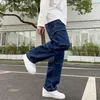 Hommes Jeans à jambes larges Hip Hop Casual Hommes Droit Baggy Denim Pantalon Streetwear Skateboard Pant Pantalon Neutre Plus La Taille S-5XL 240106
