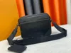 2023 Leather shoulder bags men handbags messenger bag 3 piece set satchel fashion handbag for man presbyopic Cross Body package wholesale Trio