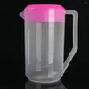 Garrafas de água 2500ml chaleira fria durável plástico escala medição pote cozinha casa leite chá jarro grande capacidade recipientes líquidos