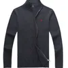 ハイエンドメンズフード付きセーターデザイナーキャッシュミアレトロ刺繍セーターカジュアルプルオーバージッパーハイネック長袖高品質のセーター