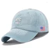 Ball Caps marka NYC Denim Baseball Cap Men Hafdery Letter dżinsy snapback hat casquette sumpets sport USA Hip Hop Gorras
