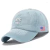 Ballkappen Marke NYC Denim Baseball Cap Männer Frauen Stickerei Brief Jeans Snapback Hut Casquette Sommer Sport USA Hip Hop Gorras