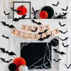 Party Dekoration Halloween PVC Fledermaus Aufkleber Wasserdichte schwarze gruselige Fledermäuse für Lieferungen