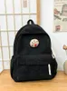 Skolväskor Small Desinger ryggsäck för college modeflickor Multi Pocket Corduroy Brown Laptop School Bag Korean Outdoor Travel Rucksack