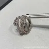 U1HZ مصمم مجوهرات فاخرة Bvlger B-Home Charm نسخ عالي الشكل كامل الماس 18K Rose Rose Gold Shot متعدد الأزياء الأزياء الأزياء العظمية البث المباشر البث المباشر