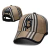 Popular Cap Designer Caps pour hommes Capes de haut niveau du soleil de qualité Taille réglable 100% Coton Craft Street Fashion Ball Outdoor Golf Cap