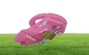 Dispositivi di castità in silicone rosa Gabbia di castità maschile con serratura 2 misure disponibili Prodotto di castità per adulti per uomini4654042