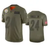 Pittsburgh''Steelers''Men 7 Ben Roethlisberger 90 T.J.Watt 43 Troy Polamalu 55 Devin Bush Dames Jeugd Camo Custom Salute to Service Limited Jersey