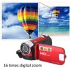 16MP 16X HD Digital Camcorder 720P Full Video Camera 270 degree Rotation Screen Night Shoot Zoom 240106