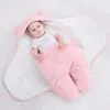 Set di biancheria da letto per coperta a forma di sacco a forma di peluche per orsetto per bambini, prodotti per bambini, sacco a pelo morbido nato, fasciatoio, 240106