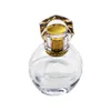 Fabrik grossist oval 50 ml högkvalitativ glasflaska parfymflaska med sprayskydd med pressstäckning