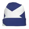 Bérets drapeau écossais hommes femmes adultes bonnets casquettes tricoté Bonnet chapeau chaud mode automne hiver extérieur Skullies chapeaux