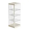 Storage Boxes Transparent Cosmetic Box Breathable Moisture-Proof U-shaped Rotatable Organizer Multi-layer Beauty Egg Shelf