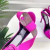 Rhinestone Big Bowtie Particolare Satin Shingback Sandals Pompe della caviglia Pompe piegate Flower Stiletto Teli Designer femminili Designer Luxuria Partito Evenica Scarpe per matrimoni