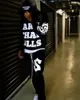 American Trendy Gothic Raw Edge Embroidery Oversized Hoodie Men's Y2K Street Hip-Hop Harajuku Versatile Loose Sweatshirt Women's 240106