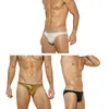 Onderbroeken Heren Metallic Glanzende Laagbouw Slips Zwemmen Badmode Lingerie Elastische Taille Ardennenzakje Ondergoed Dunne Ademende Slipjes