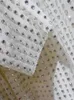 Blusas de mujer Camisa Decoración de diamantes de imitación Cuello alto Cremallera 2024 Blusa casual de manga larga