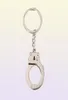 Simulering Handcuffs Metal Keychain Car Key Bottle Opener Män och kvinnor Keychain9759080