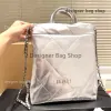 designer bag Handpicked Garbage Bag Lacquer Leather Highlight Material Calfskin Material Design Bag Classic Quilted Diamond Checker Shoulder