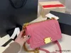 7A High quality Fashion Design Womens Classic Spicy Mom Bag Lingge Hook Sewing Craft Soft and Delicate Hand Feel Super Versatile One Shoulder Crossbody