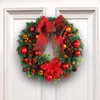 Fiori decorativi Ghirlanda di Natale Decorazione per porta d'ingresso Finestra di fattoria Caminetti da parete Portico Decorazioni per feste Facile da usare