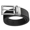 Belts Trendy PU Belt Reversible Rotating Buckle For Professionals And Students Versatile Business Meetings