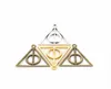 Bulk 120 pzlotto vintage triangolo charms pendente triangolo doni della morte wizzar charms risultati fai da te 3132mm 4 colori3127943