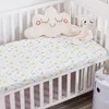 born Baby Bed Linen Elastic Fitted Sheet Cotton Waterproof Cot Cradle Crib Mattress Cover Protector Babies Accessories 240106