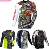 Pbe2 2024 T-shirt moda Mountain Bike Suit Foxx T-shirt da uomo Manica lunga Motocross Camicia Mtb Downhill Bat Mountain Enduro T-shirt Mtb ad asciugatura rapida Ciclismo