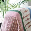 Couverture de canapé tricotée Boho décor couverture Double face ins tapisserie à pampilles pour la maison couvre-lit en coton sur le lit Plaid sur le canapé 240106