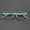 Güneş Gözlüğü Çerçeveleri Premium Moda Asetat Yuvarlak Gözlükler Çerçeve Şık Top Yüksek Kaliteli Erkekler Kadın Gözlük