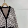 Maje New V-Neck Single-breasted Knitted Cardigan Jacket For Women