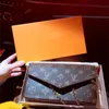 10A Wysokiej jakości multi Pochette Feliciie Luksusowy portfel Mini torebki Crossbody Bag worka torebki torebki na ramię Projektanci Kobiet Bujanie z pudełkiem i kartą