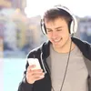 Cavo Aux Cavi audio per cuffie intrecciati in nylon a 4 poli Jack da 3,5 mm per smartphone Samsung Huawei Xiaomi Altoparlanti per computer Cuffie per auto LL