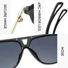 Sonnenbrille 2024 Mode Coole Männer Fahren Brille Goggle Sommer Stil Farbverlauf Braun Vintage Pilot Sun Punk Oculos de So
