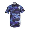 Chemises décontractées pour hommes Boutique Fun Car Print Shirt Confortable Mode Top Hawaiian Cardigan Novel Robe Boutonnée